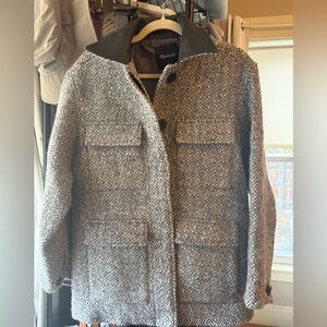 Madewell Italian Fabric Wool Coat